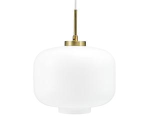 Suspension Dyberg Larsen ARP Opale/ Laiton Mat Ø25cm