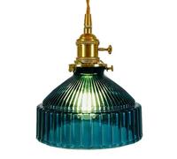 Suspension E27 à Une tête, Style rétro, luminaire décoratif en Verre, Style français, idéal pour Un Balcon, Un Restaurant ou Un Couloir