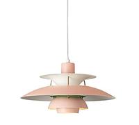 Suspension E27 au Design Nordique Danois, Lustre à Une tête Facile à Monter, idéal pour Un Restaurant, Un café, Un Bar ou Une Table de Chevet Moderne. Luminaire élégant à Plusieurs Niveaux.