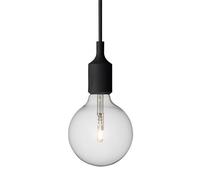 Muuto Lampe à suspension E27 LED 2500K 160 lm dimmable Ø12.5 cm Noir