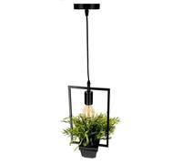 Suspension - Edo Solutions - MEA rectangle - Noir - Acier - E27 - IP20