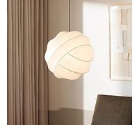 Suspension élégante en Cocon de Soie Italien - Lustre Wabi-Sabi Blanc pour Salle d'exposition, Salon de thé ou Salle à Manger - Lanterne LED créative Suspendue avec Motif Nuage propice