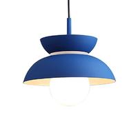 Suspension en aluminium avec abat-jour en forme de bol, lustre semi-circulaire tendance, style nordique macaron, plafonnier suspendu de style industriel danois, luminaire idéal pour hall d'entrée, sa