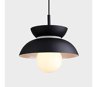Suspension en aluminium avec abat-jour en forme de bol, lustre semi-circulaire tendance, style nordique macaron, plafonnier suspendu de style industriel danois, luminaire idéal pour hall d'entrée, sa