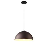 Suspension en Aluminium coloré, Design Moderne et personnalisé, Abat-Jour Semi-Circulaire, Lampe à tête Unique, pour Cuisine, Chambre, Salle à Manger et Restaurant