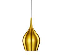 Suspension En Aluminium Éloxé Jaune Lampe De Plafond Ø12Cm E14