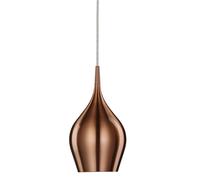 Suspension En Aluminium Éloxé Marron Lampe De Plafond Ø12cm E14