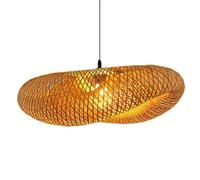 Suspension en Bambou, Ambiance Romantique, Fait à la Main, nid d'oiseau, luminaire décoratif Unique, idéal pour Un café, Une Salle à Manger ou Une Cuisine