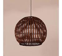 Suspension en Bambou au-Dessus de l'évier de Cuisine, Style Asiatique du Sud-Est, luminaire Suspendu en Forme de dôme Rustique, luminaire Suspendu en rotin pour Salle à Manger, res