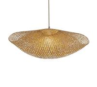 Suspension en Bambou d'Asie du Sud-Est, Lampe Suspendue en Osier pour Restaurant, Salon de thé, Panier en rotin, décoration Technique tissée à la Main, E27