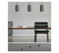 Suspension en Ciment à LED pour Chambre à Coucher, Style Industriel Simple et rétro, luminaire de Plafond, Lampe de Lustre