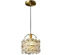 Suspension en Cristal à Une tête, plafonnier décoratif Floral, éclairage Suspendu, Lustre améin, luminaires Suspendus