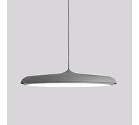 Suspension en Fer Classique Simple à Trois Couleurs de Style Nordique, Abat-Jour en Acrylique translucide, luminaire décoratif pour Salle à Manger, Salon, Bar (Naturel, 9,8 Pouces)