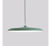 Suspension en Fer Classique Simple à Trois Couleurs, Style Nordique, Abat-Jour en Acrylique translucide, luminaire décoratif pour Salle à Manger, Salon, Bar (Vert, 40 cm)