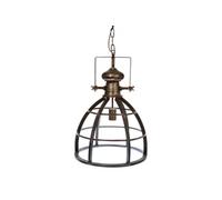 Suspension En Fer Factory - Diam. 40 Cm - Etain