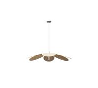 Atmosphera - Suspension en lin FLEUR - Diam 72 cm - Beige