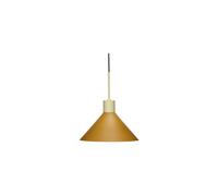 Suspension en métal marron, E27, 1 ampoule, style vintage - Hübsch, - 35x35x38 cm