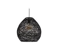 Suspension en papier coloris noir - D. 34 x H. 35 cm --