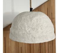 Suspension en papier mâché et fil corde d30cm