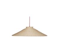 Suspension en rotin beige, E27, 1 ampoule - Hübsch, Chand - Ø80xH21 cm