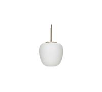 Suspension en verre blanc Muse