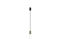 Suspension En Verre En Laiton Ø6,5Cm Cylindre E27 Rond Table À Manger Cuisine