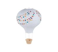 Suspension enfant - OSTARIA - Montgolfière - Papier blanc - Décoratif - Léger