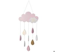 Suspension enfant ""Nuage"" bois rose H61,5cm - Atmosphera Créateur d'intérieur
