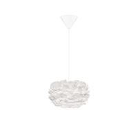 Suspension Eos Micro Blanc avec Rosette Conique en Blanc