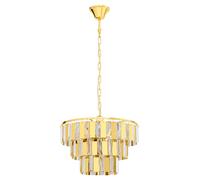 Suspension ERSEKA E14 5X40W en acier laiton D385mm