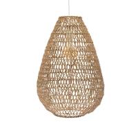 Suspension ""Etel"" beige D38cm - Atmosphera createur d'interieur