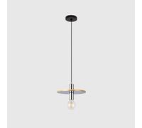 Suspension, Europe du Nord, lustre à une tête E27, soucoupe volante argentée, fer forgé, macaron, suspension industrielle, lampe suspendue vintage, plafonnier, luminaire pour bar, cuisine, salle à man