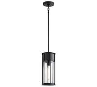 Suspension Extérieure E27 IP44 Réglable Noir Vintage Aluminium Verre Lampe
