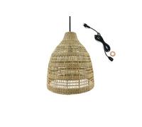Suspension Extérieure Herbe Marine Beige D50cm Câble 5m