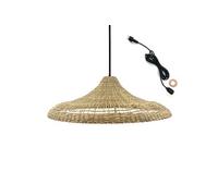 Suspension Extérieure Herbe Marine Beige D70cm Câble 5m