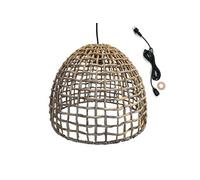 Suspension Extérieure Jacinthe d'Eau Beige D50cm Câble 5m