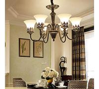 Suspension Farmhouse 3 lumières, Finition Bronze huilé, Style Industriel Luxueux, pour Cuisine, Salle à Manger, Salon, Chambre à Coucher, Noir. 3 lumières, Noir, 8 lumières