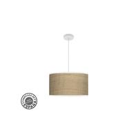 Suspension Fashion 2xe27 Blanc/Light Reed Regx40x40 C/Diffuseur