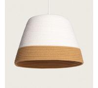 Suspension Fibres Naturelles Begonia Blanc