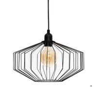 Suspension filaire ""Azur"" métal noir D31cm - Atmosphera createur d'interieur - Noir