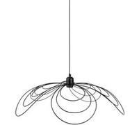 Ostaria – Suspension filaire Margaux – Métal Ø70 cm – Douille E27 – Noir