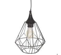 Suspension filaire ""Flave"" métal noir D19cm - Atmosphera createur d'interieur
