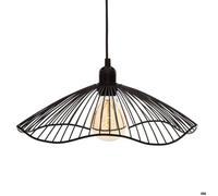 Suspension filaire ""Galt"" métal noir D34cm - Atmosphera createur d'interieur - Noir