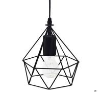 Lampe Suspension Métal "Fils" 19cm Noir