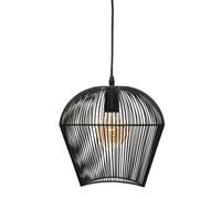 Suspension filaire ""Jena"" métal noir D26cm - Atmosphera createur d'interieur