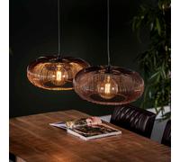 Suspension filaire ronde en métal 3 lampes TORSY