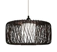 Suspension - Fine Asianliving - Noah - Bambou Noir - D50 x H30 cm - Électrique - Intérieur