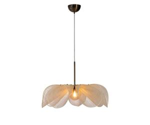Suspension florale - MARKSLÖJD - Styrka - 75 cm - Beige - Verre ambré
