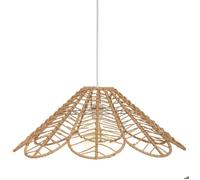 Suspension ""Folk"" beige D58cm - Atmosphera createur d'interieur