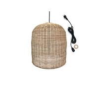 Suspension GIACOMO Extérieure Rotin Beige H45cm